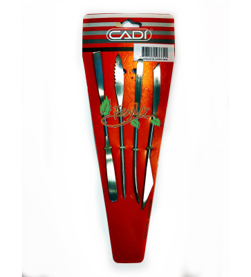 Juego Estecas Metalicas X 4 Unidades Cadi