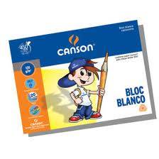 Block Cansonino Blanco N5 120 Grs X 20 Hs