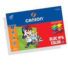 Block De Dibujo Color Nº6 X 120 Grs X 20 Hs