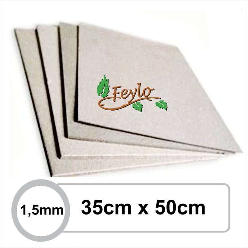 Carton Gris 1,5Mm 35 X 50