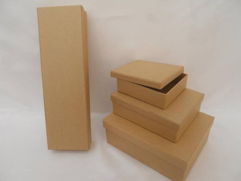 Caja Carton Rectangular Mediana Lisa 16x15x7.5