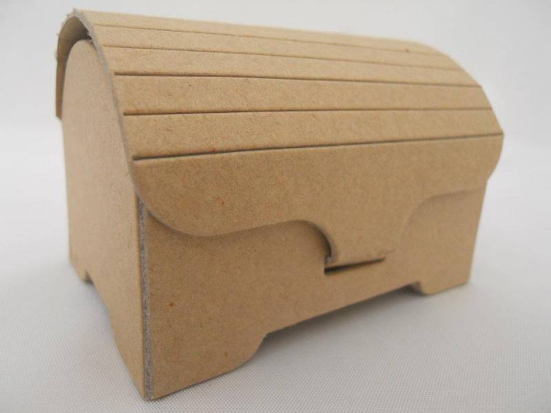 Caja Carton Cofre Morgan 7x5x7
