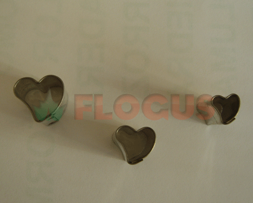 Cortante Flogus Juego Mini De 3 Corazones Lagrima
