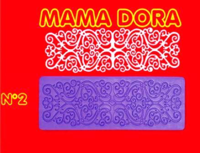 Moldes De Caucho Puntilla M. Dora Nº2