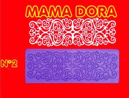 Moldes De Caucho Puntilla M. Dora Nº2