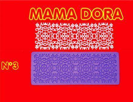 Moldes De Caucho Puntilla M. Dora Nº3