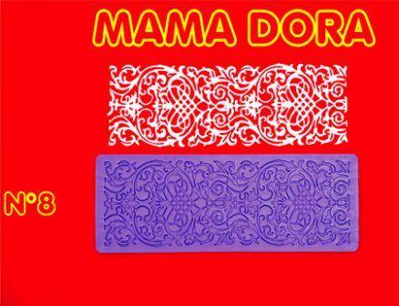 Moldes De Caucho Puntilla M. Dora Nº8