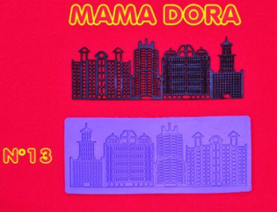 Moldes De Caucho Edificios M. Dora Nº13