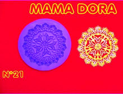 Moldes De Caucho Mandala M. Dora Nº21