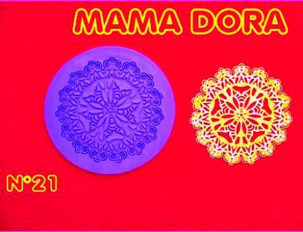 Moldes De Caucho Mandala M. Dora Nº21