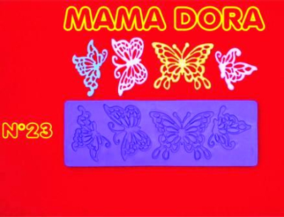 Moldes De Caucho Mariposa M. Dora Nº23