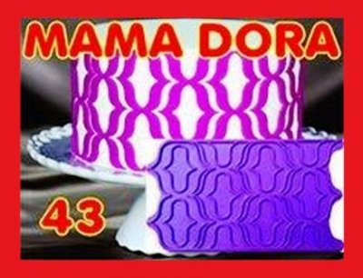 Moldes De Caucho Puntilla Extra Grande M. Dora N43