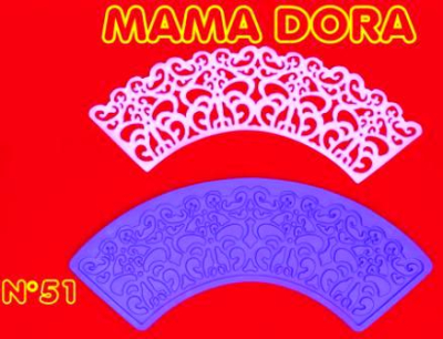 Moldes De Caucho Cupcakes M. Dora Nº51