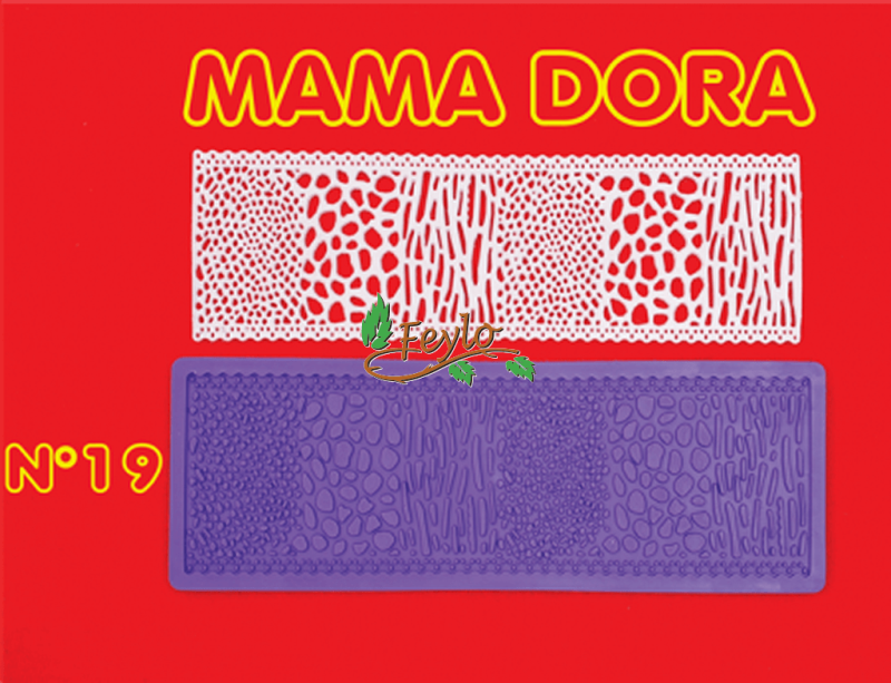 Moldes De Caucho Puntilla M. Dora Nº19