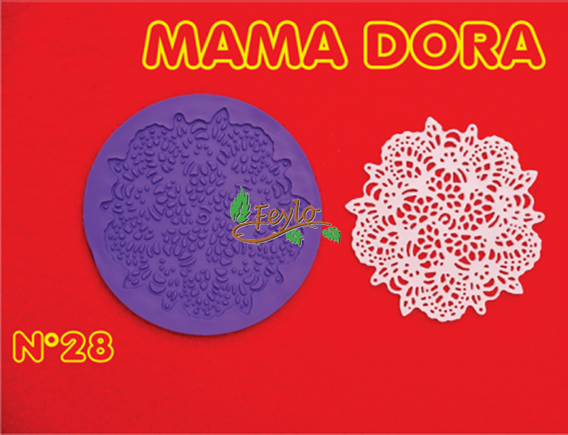Moldes De Caucho Mandala M. Dora Nº28