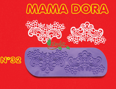 Moldes De Caucho Filigrana M. Dora Nº32