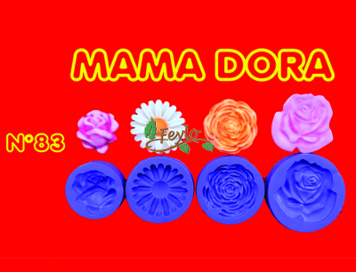 Moldes De Caucho Flores Varias M. Dora Nº83