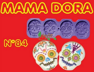 Moldes De Caucho Calavera M. Dora Nº84