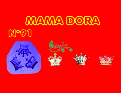 Moldes De Caucho Coronas X 3 M. Dora Nº91