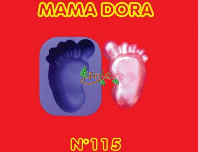 Moldes De Caucho Pie M. Dora Nº115