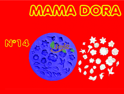 Moldes De Caucho Flores Varias M. Dora Nº14