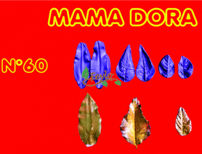 Moldes De Caucho Nervadura Hoja X3 M. Dora Nº60