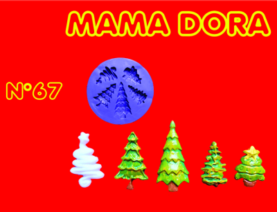 Moldes De Caucho Pinos Varios M. Dora Nº67