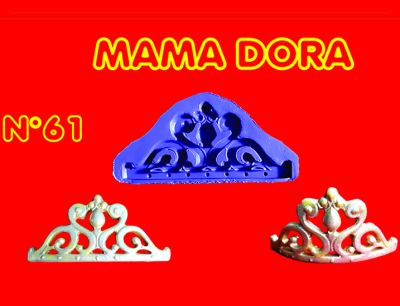 Moldes De Caucho Corona Princesa M. Dora Nº61