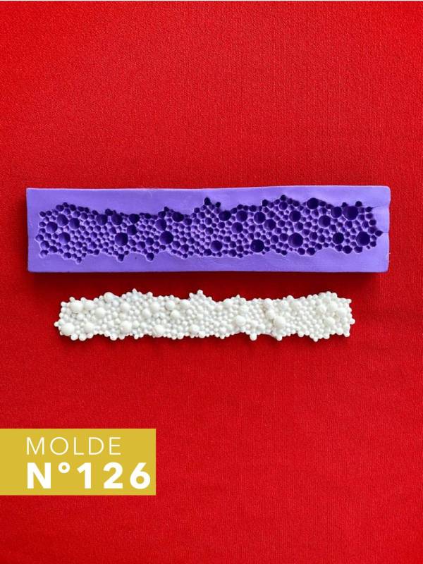 Moldes De Caucho Perlas  M. Dora Nº126