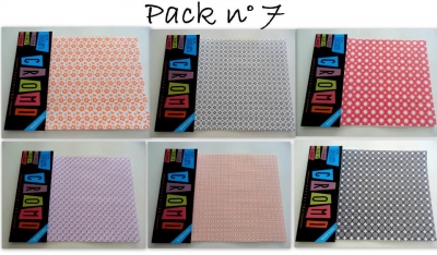 Papel Para Origami 56 Grs 15x15cm X 36 Unid Pack 7
