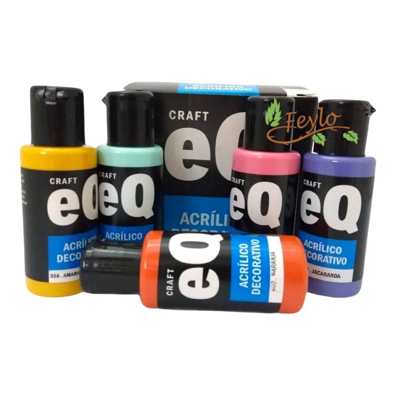 Promo Acrilicos Eq X 50 Cc X 5 Unidades