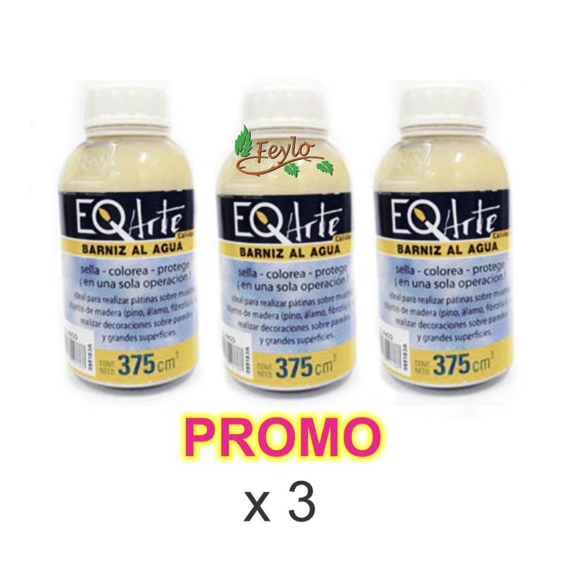 Promo Barnices Eq X 375 Cc X 3 Unidades