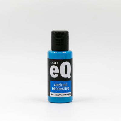 Acrilicos Decorativos Eq X 50 Cc G1 Azul Cyan Primario 