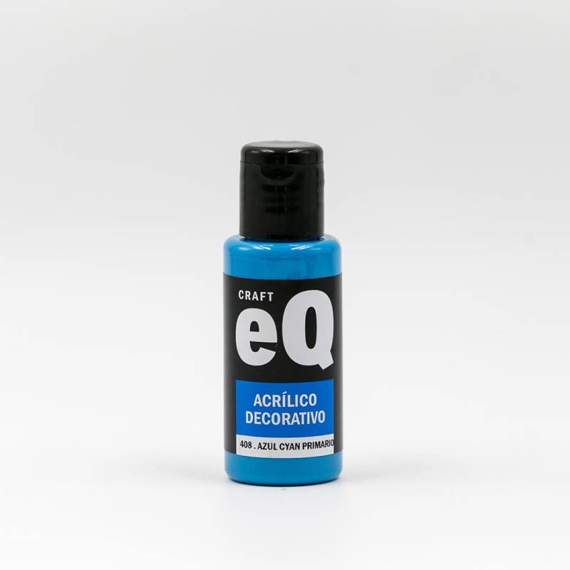 Acrilicos Decorativos Eq X 50 Cc G1 Azul Cyan Primario
