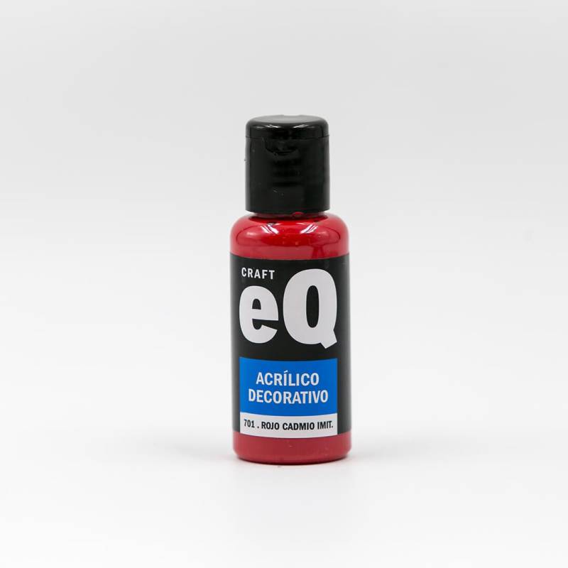 Acrilicos Decorativos Eq X 50 Cc G1 Rojo De Cadmio (Im)