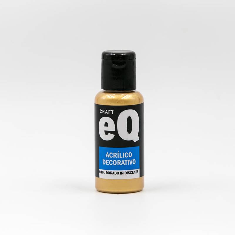 Acrilicos Decorativos Met.  Eq X 50 Cc G2 Dorado Iridiscente