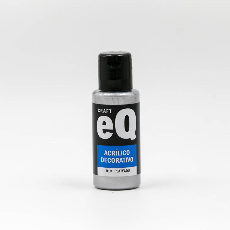Acrilicos Decorativos Met.  Eq X 50 Cc G2 Plateado