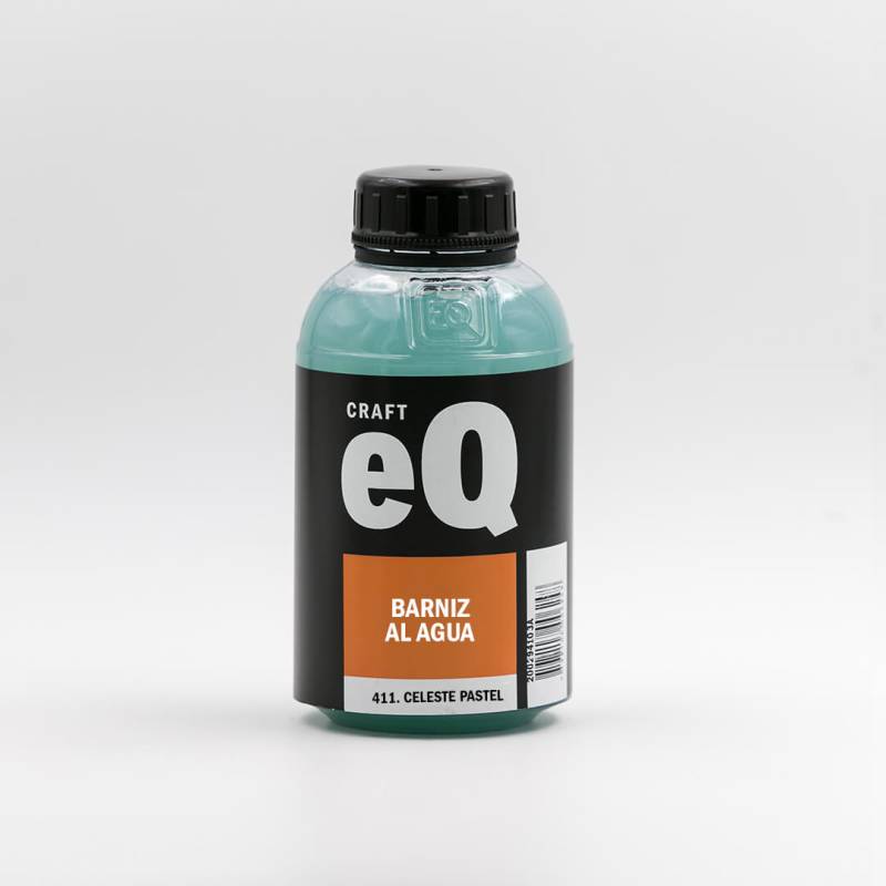 Barniz Al Agua Eq   X 375Cc  Celeste Pastel