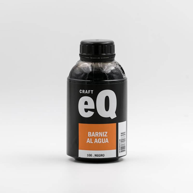 Barniz Al Agua Eq   X 375Cc  Negro