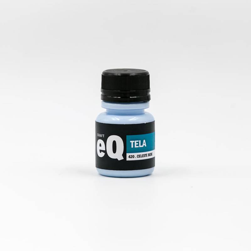 Pintura De Tela Eq Arte Celeste Bebe X 37Cc