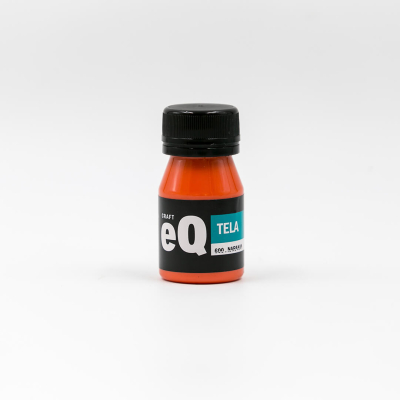 Pintura De Tela Eq Arte Naranja X 37Cc