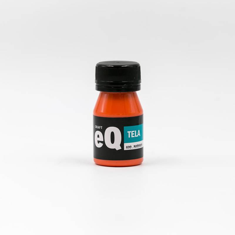 Pintura De Tela Eq Arte Naranja X 37Cc