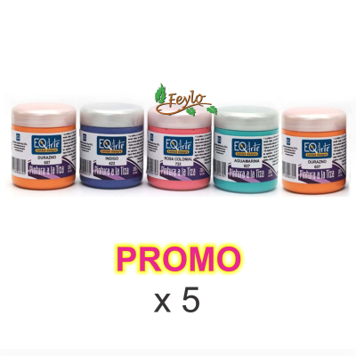 Promo Pintura Chalk (Tiza) Eq X 5 Unidades