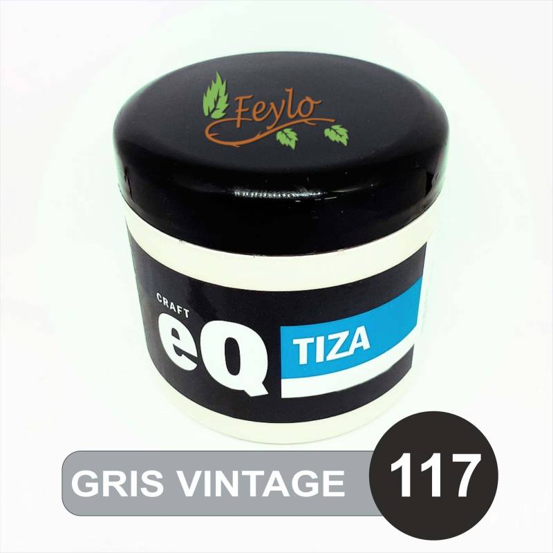 Pintura A La Tiza Eq Arte X 200Cc Gris Vintage