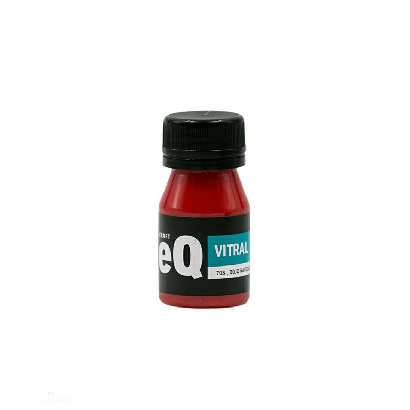 Laca Vitral Al Agua Eq Arte X 37Ml Rojo Navidad