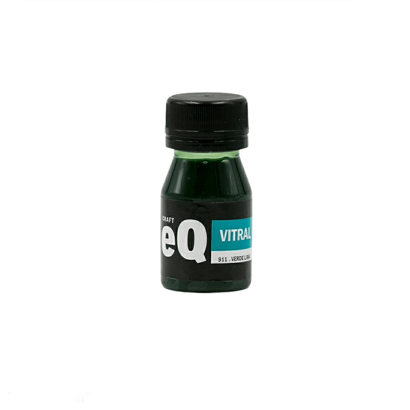 Laca Vitral Al Agua Eq Arte X 37Ml Verde Lima
