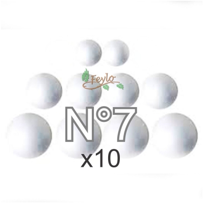Esferas De Telgopor N7 X 10 Unidades