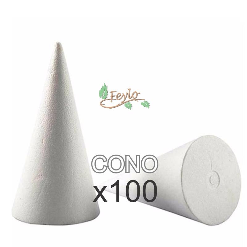 Cono De Telgopor (14 Cm X 7 Diam.) X 100 Unidad