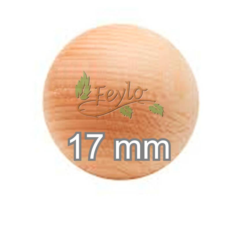 Esfera De Madera Ø 17Mm.x 1 Unidad