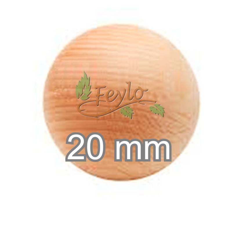 Esfera De Madera Ø 20Mm.x 1 Unidad